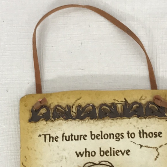 Porcelain Wall Art Sign with a statement from E. Roosevelt - Picture 3 of 6